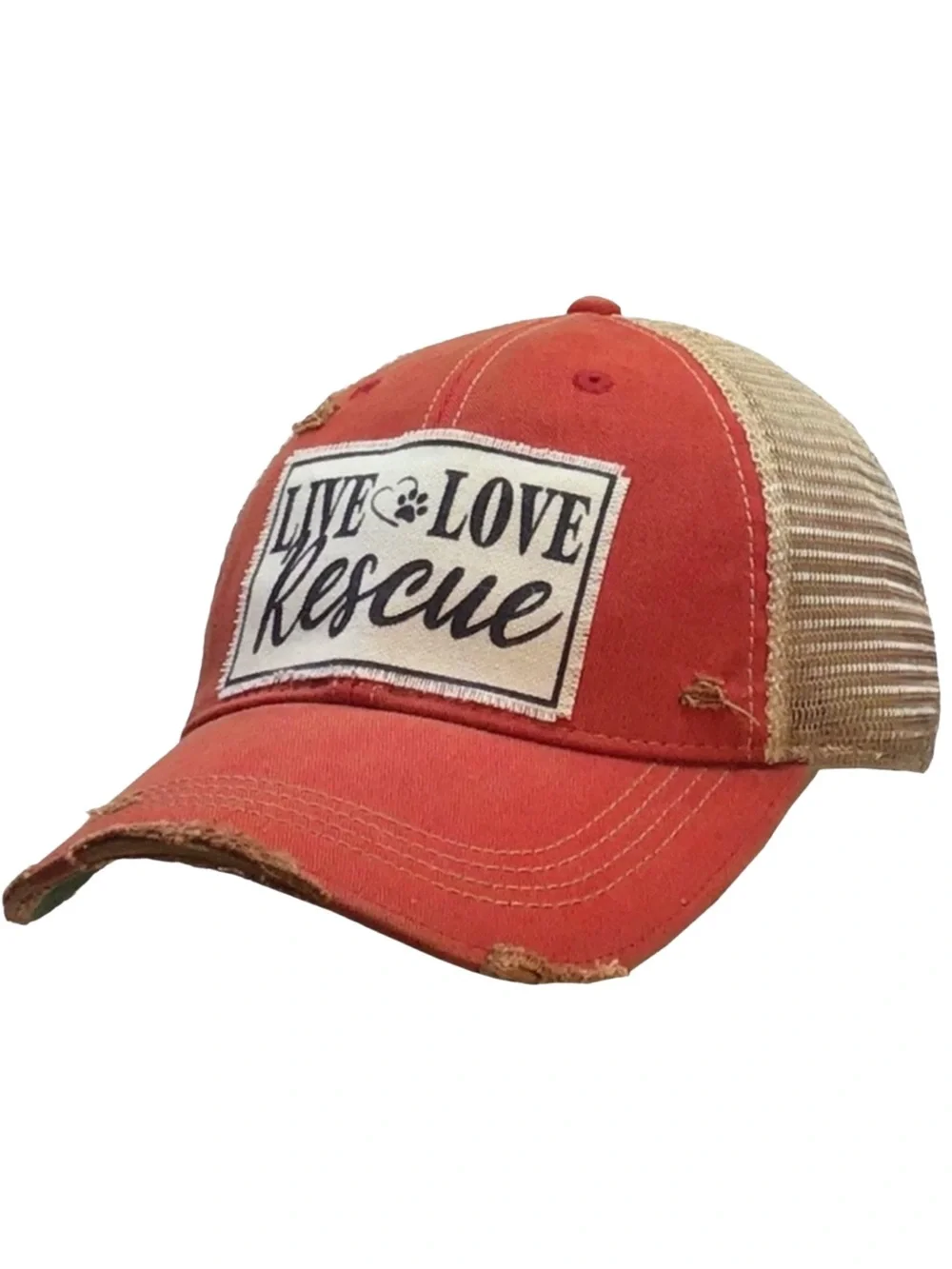 Headmost distressed trucker